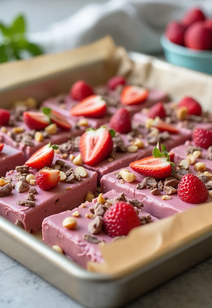 10 Easiest Dessert Recipes Anyone Can Make Fast - 10. Frozen Yogurt Bark