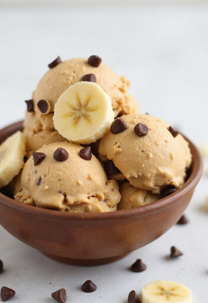 10 Easy Dessert Recipes You Can Make in Minutes - 10. Peanut Butter Banana Ice Cream