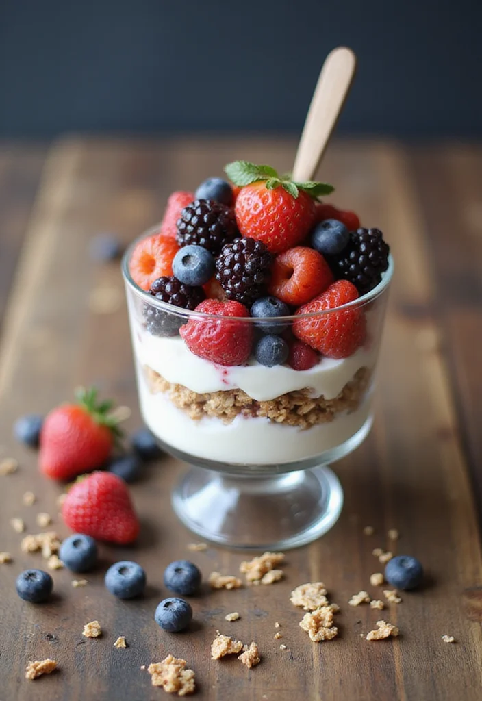 10 Easy Dessert Recipes You Can Make in Minutes - 4. Yogurt Parfait with Granola and Berries