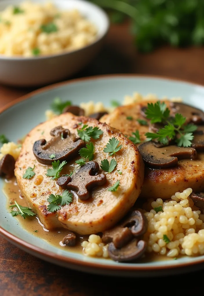 10 Keto Pork Chop Recipes for Simple Low Carb Meals - 3. Creamy Mushroom Pork Chops
