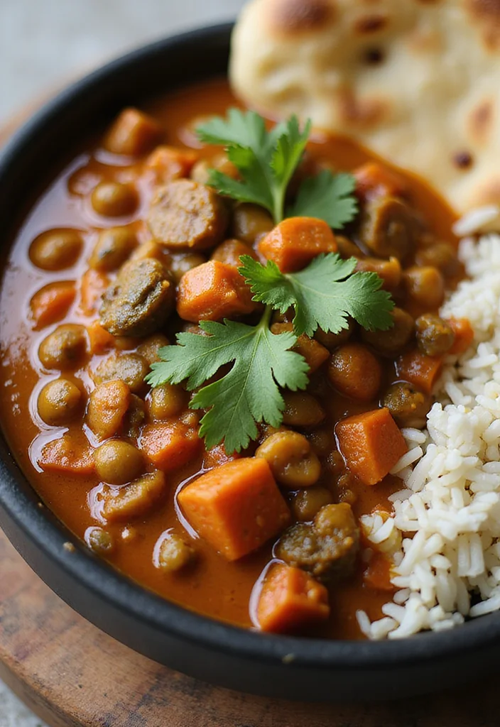 10 Vegan Slow Cooker Recipes for Effortless Meals 23 10 Vegan Slow Cooker Recipes for Effortless Meals - 3. Spicy Vegan Lentil Curry