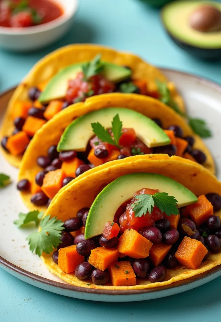 10 Vegan Slow Cooker Recipes for Effortless Meals 45 10 Vegan Slow Cooker Recipes for Effortless Meals - 5. Sweet Potato and Black Bean Tacos