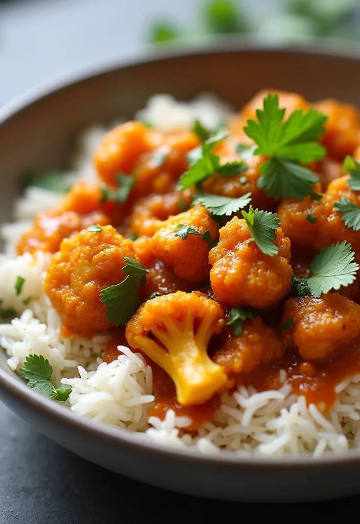 10 Vegan Supper Recipes for Simple Plant Based Meals - 9. Cauliflower Tikka Masala
