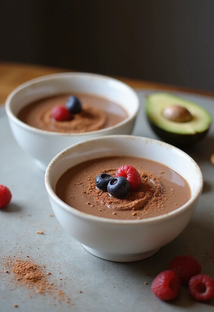 10 Vegetarian Keto Recipes for Balanced Low Carb Eating - 8. Avocado Chocolate Mousse