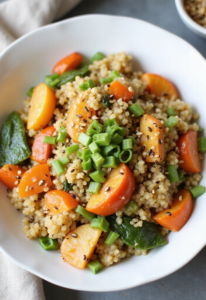 12 Asian Healthy Recipes Full of Fresh Bright Flavor - 10. Sesame Ginger Quinoa Bowl