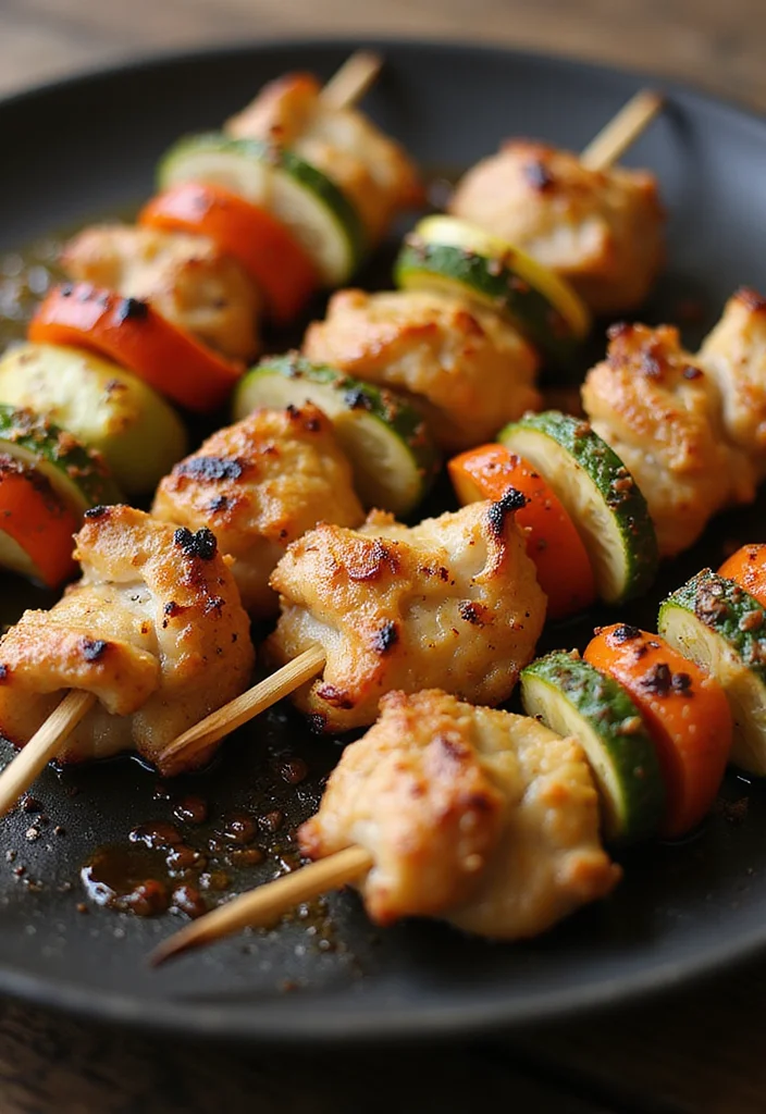 12 Asian Healthy Recipes Full of Fresh Bright Flavor - 11. Lemon Grass Chicken Skewers