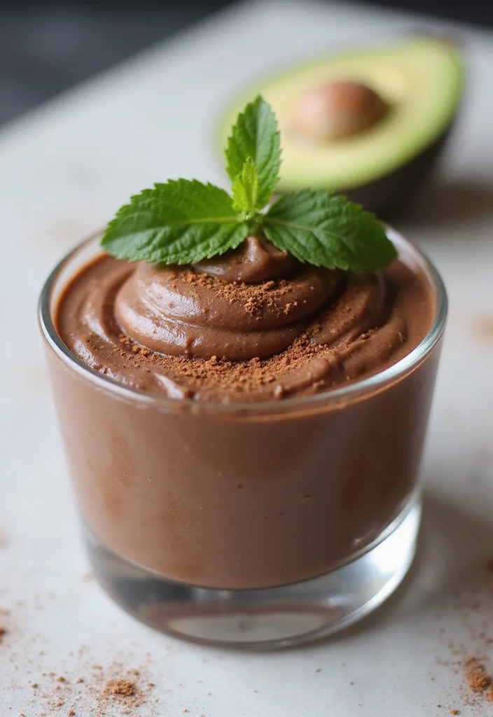 12 Dairy Free Dessert Recipes for Light Tasty Treats - 2. Vegan Chocolate Avocado Mousse