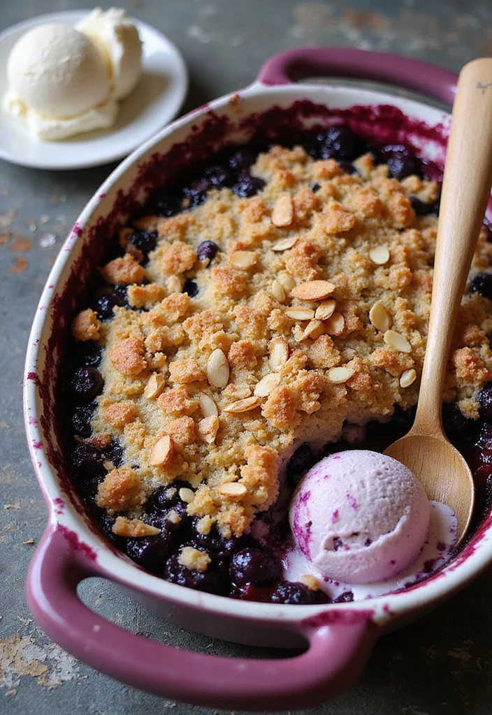 12 Dairy Free Dessert Recipes for Light Tasty Treats - 8. Blueberry Almond Crumble