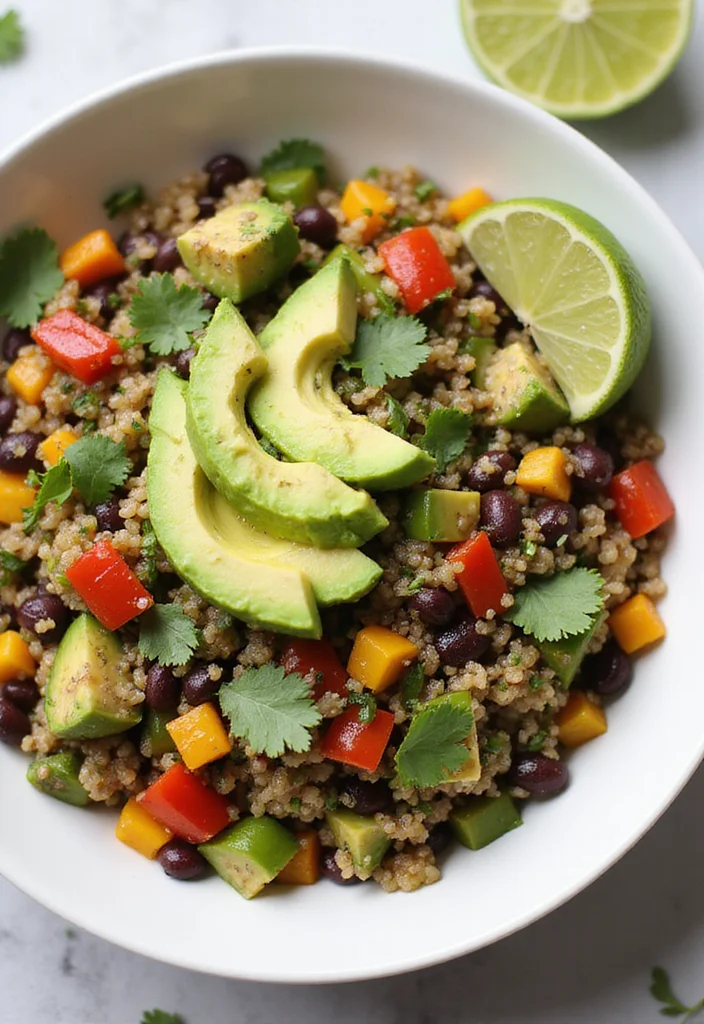 12 Dairy Free Vegan Recipes with Clean Simple Flavors 12 12 Dairy Free Vegan Recipes with Clean Simple Flavors - 2. Quinoa & Black Bean Salad
