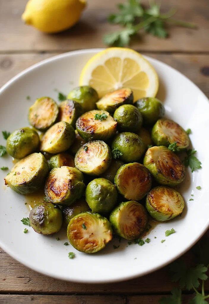 12 Dairy Free Vegan Recipes with Clean Simple Flavors 78 12 Dairy Free Vegan Recipes with Clean Simple Flavors - 8. Lemon Garlic Roasted Brussels Sprouts
