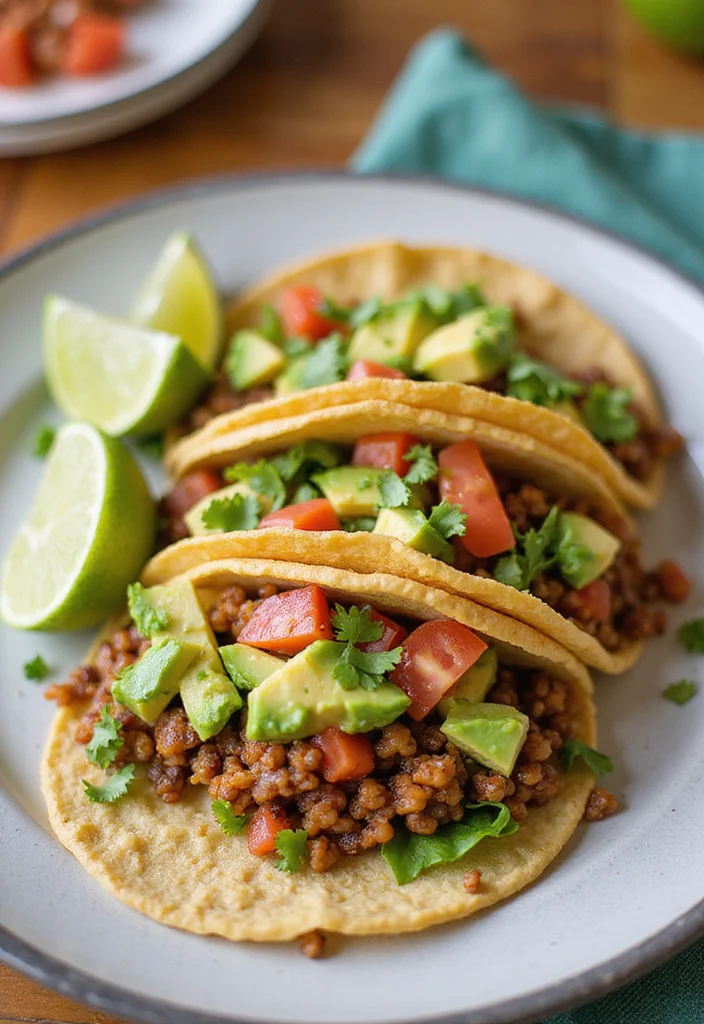 12 Dairy Free Vegan Recipes with Clean Simple Flavors 89 12 Dairy Free Vegan Recipes with Clean Simple Flavors - 9. Vegan Tacos with Lentil Filling