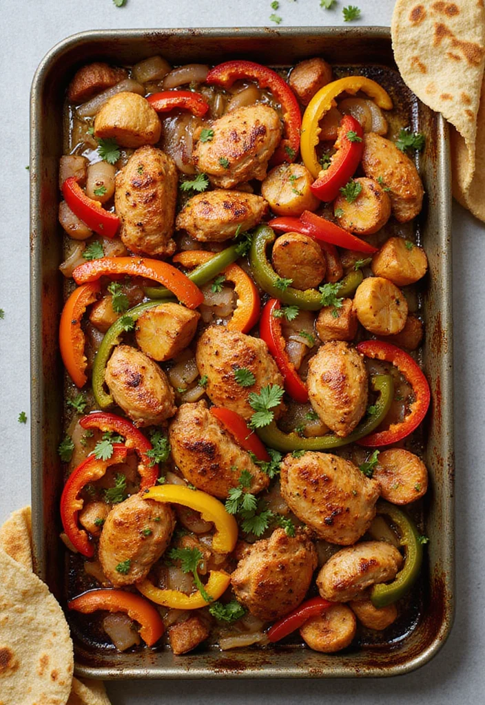 12 Easy Dinner Recipes Ready in Under 30 Minutes - 2. One-Pan Chicken Fajitas