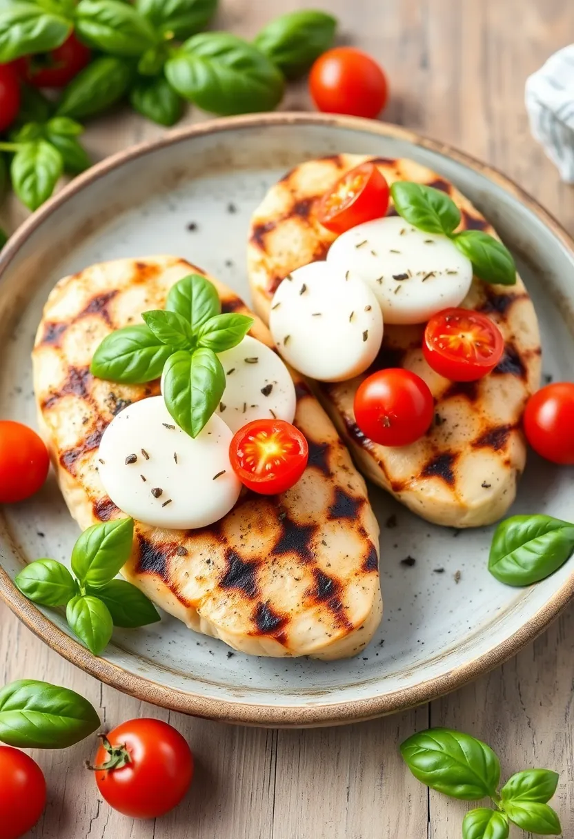 12 Easy Dinner Recipes Ready in Under 30 Minutes - 4. Caprese Grilled Chicken