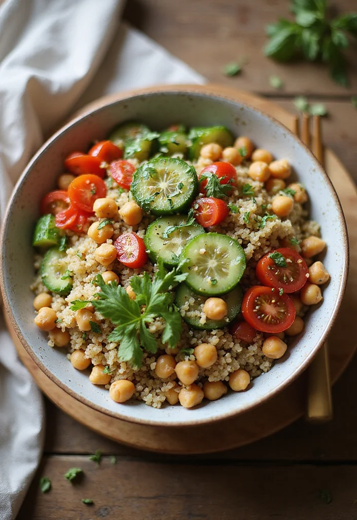 12 Easy Dinner Recipes Ready in Under 30 Minutes - 5. Quick Mediterranean Quinoa Bowl