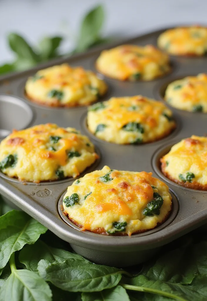 12 Easy Keto Diet Recipes for Everyday Cooking - 5. Egg Muffins with Spinach and Cheese
