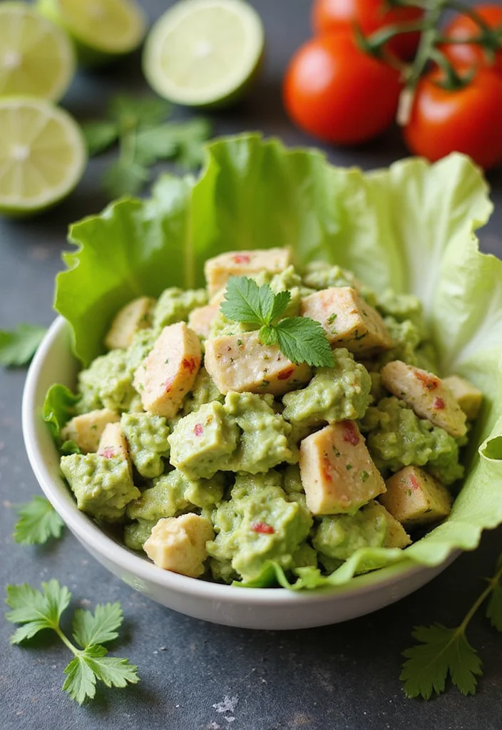 12 Easy Keto Diet Recipes for Everyday Cooking - 6. Avocado Chicken Salad