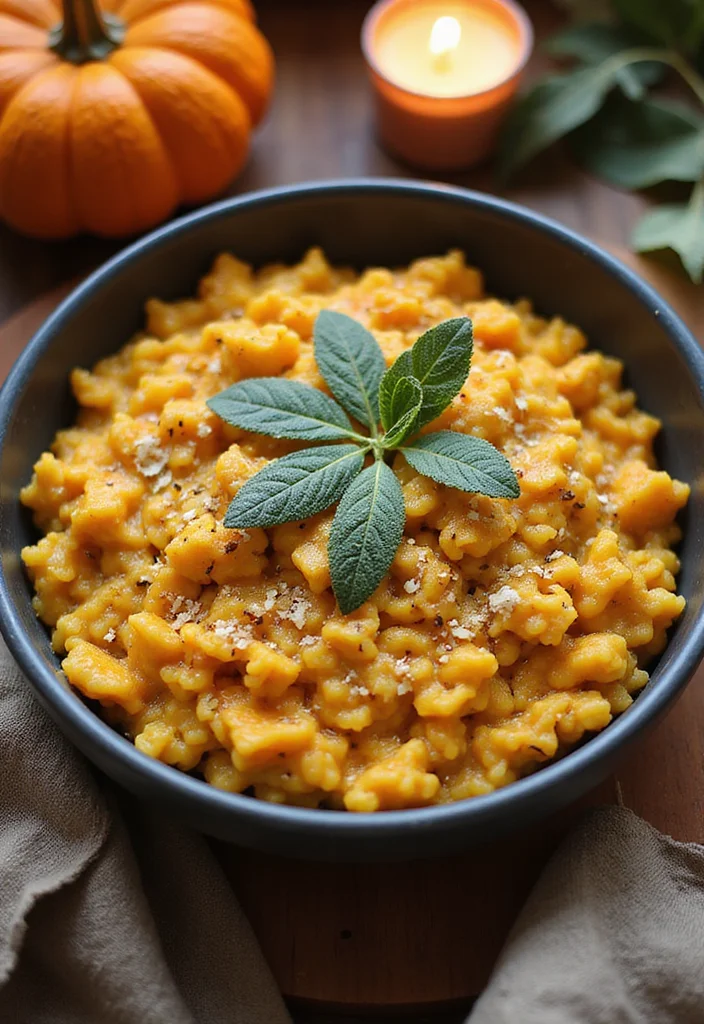 12 Fall Dinner Recipes Full of Warm Seasonal Flavor - 1. Creamy Pumpkin Risotto