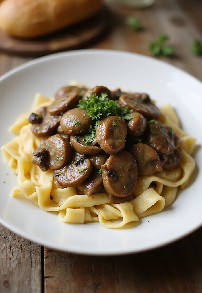 12 Fall Dinner Recipes Full of Warm Seasonal Flavor - 4. Vegan Mushroom Stroganoff