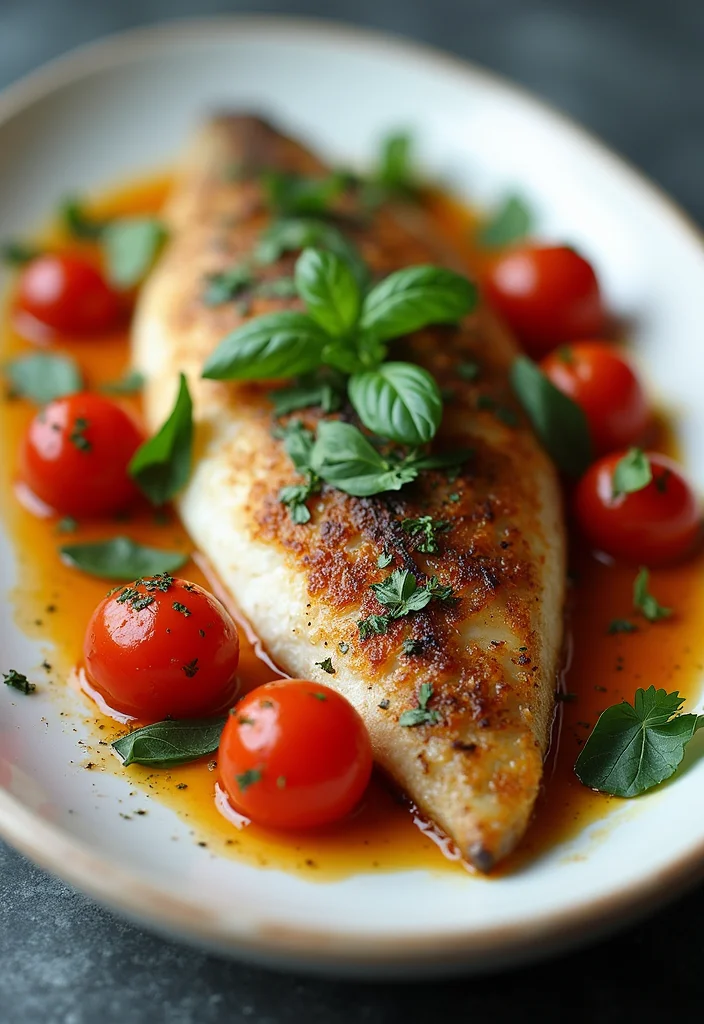 12 Fish Dinner Recipes for Light Flavorful Meals - 12. Baked Barramundi with Tomato and Basil