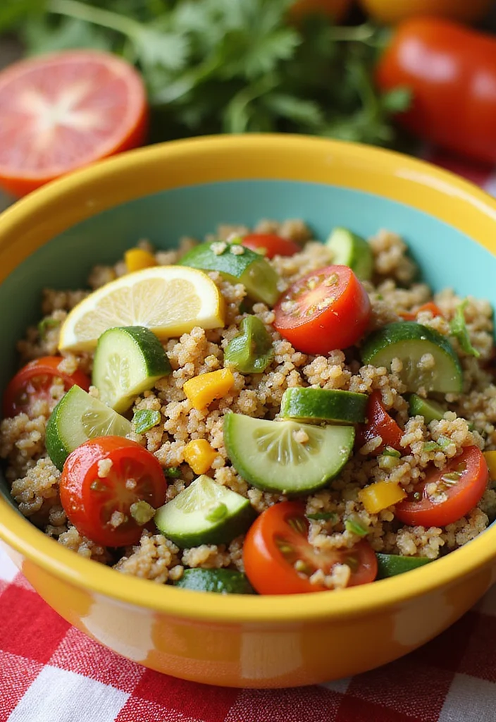 12 Gluten Free Vegan Recipes with Simple Ingredients 23 12 Gluten Free Vegan Recipes with Simple Ingredients - 3. Quinoa Salad with Lemon Dressing