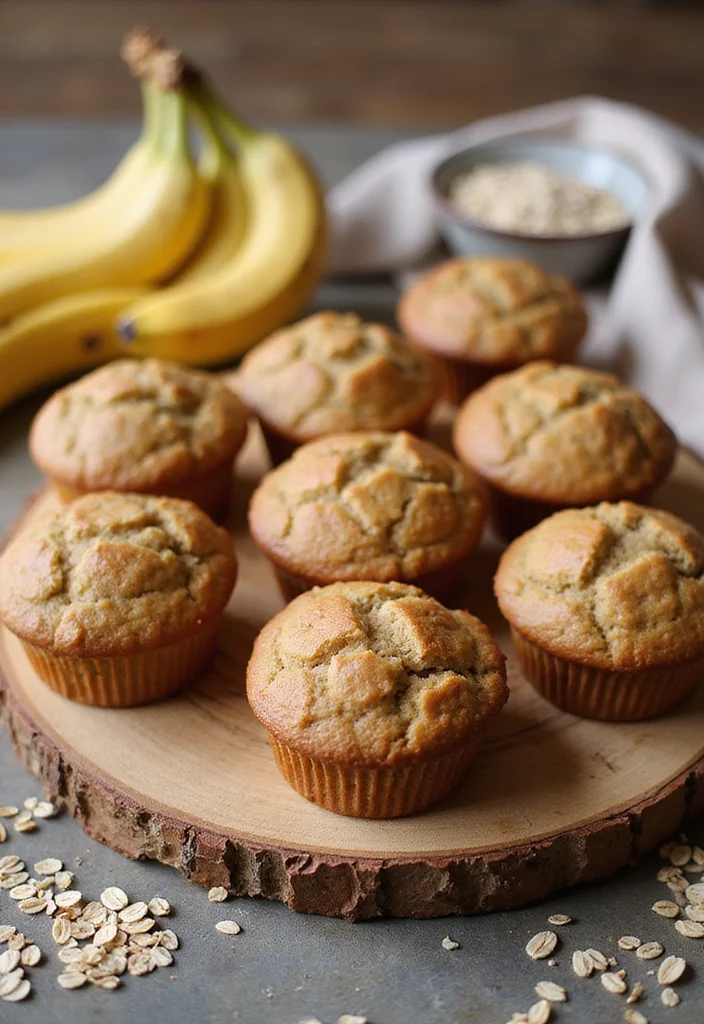 12 Gluten Free Vegan Recipes with Simple Ingredients 67 12 Gluten Free Vegan Recipes with Simple Ingredients - 7. Banana Oat Muffins