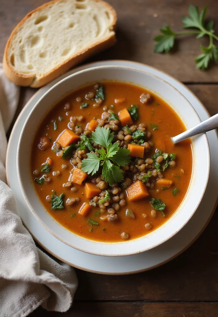 12 Gluten Free Vegan Recipes with Simple Ingredients 89 12 Gluten Free Vegan Recipes with Simple Ingredients - 9. Spiced Lentil Soup