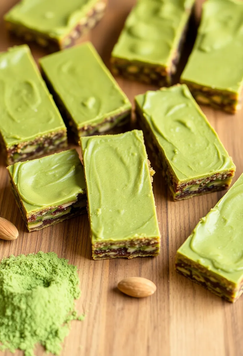 12 Healthier Dessert Recipes with Better-For-You Upgrades - 12. Matcha Energy Bars