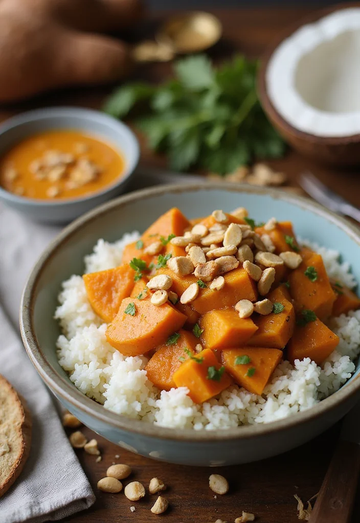 12 Healthy Crock Pot Recipes for Effortless Dinners - 8. Thai Peanut Sweet Potato Curry