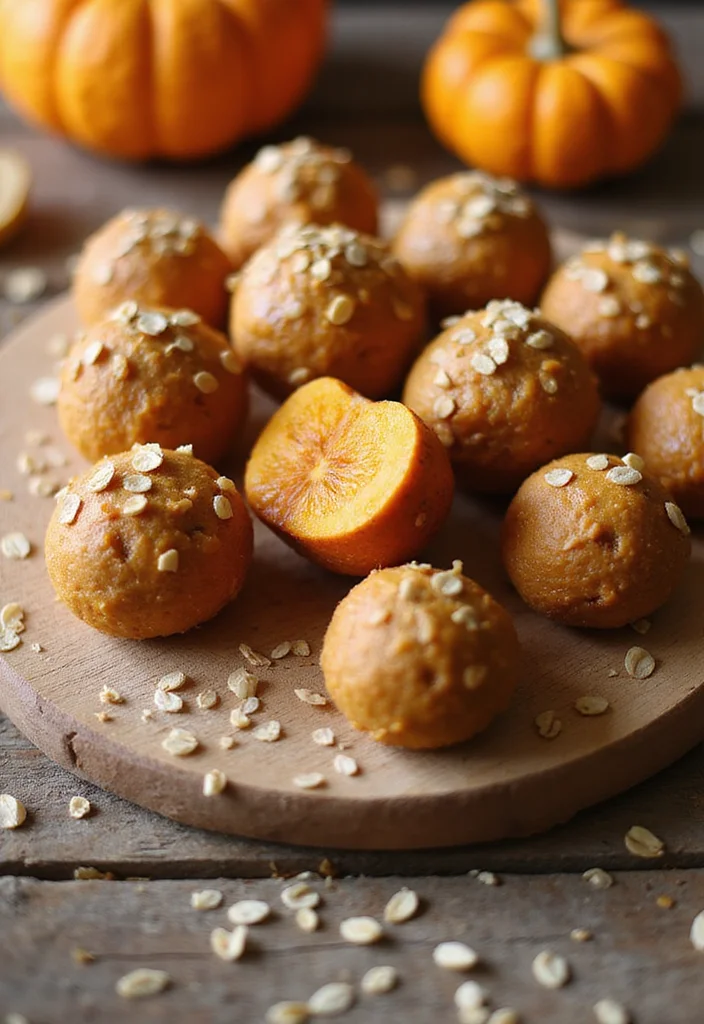 12 Healthy Pumpkin Recipes Packed with Fall Flavor - 7. Pumpkin Energy Bites