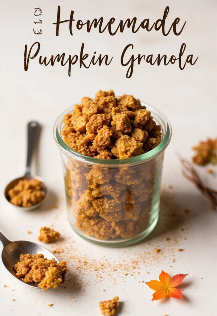 12 Healthy Pumpkin Recipes Packed with Fall Flavor - 8. Pumpkin Granola