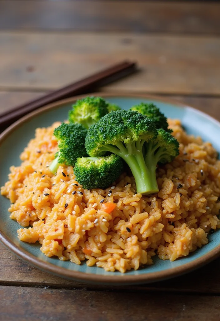 12 Healthy Rice Recipes That Are Simple and Satisfying - 4. Spicy Garlic Rice with Broccoli