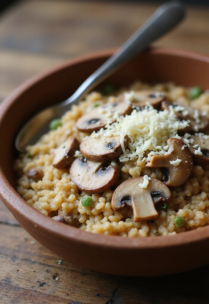 12 Healthy Rice Recipes That Are Simple and Satisfying - 9. Mushroom Risotto with Brown Rice