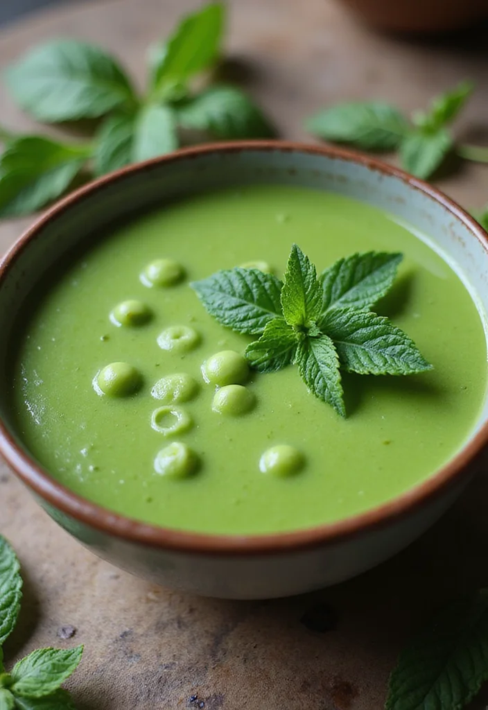 12 Healthy Soup Recipes for Cozy Nutritious Bowls - 11. Green Pea and Mint Soup