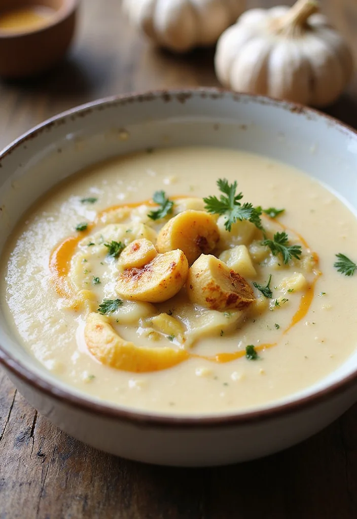 12 Healthy Soup Recipes for Cozy Nutritious Bowls - 6. Roasted Cauliflower and Garlic Soup