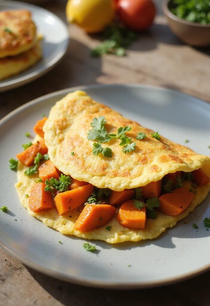 12 Healthy Sweet Potato Recipes for Everyday Meals - 10. Sweet Potato Omelette