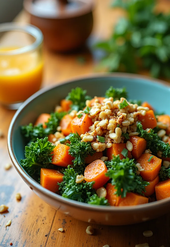 12 Healthy Sweet Potato Recipes for Everyday Meals - 9. Sweet Potato and Kale Salad