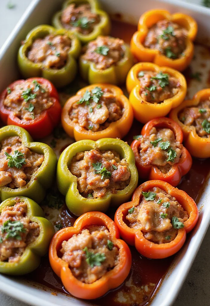 12 Keto Chicken Recipes for Easy Weeknight Dinners - 6. BBQ Chicken Stuffed Peppers