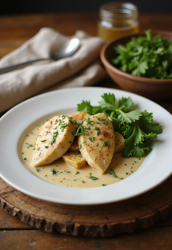 12 Keto Crockpot Recipes for Set and Forget Dinners - 1. Creamy Garlic Chicken