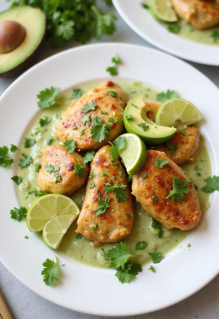 12 Keto Crockpot Recipes for Set and Forget Dinners - 10. Cilantro Lime Chicken