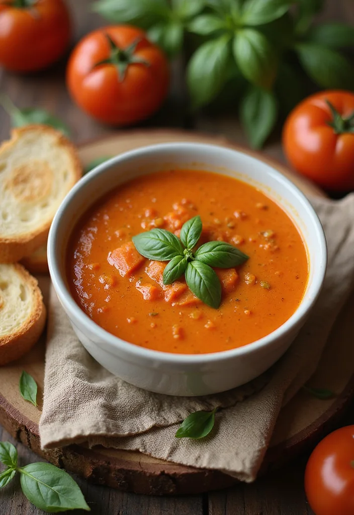 12 Keto Crockpot Recipes for Set and Forget Dinners - 11. Creamy Tomato Basil Soup