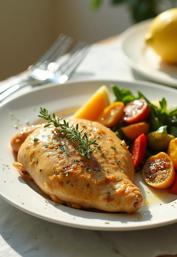 12 Keto Crockpot Recipes for Set and Forget Dinners - 3. Zesty Lemon Herb Chicken