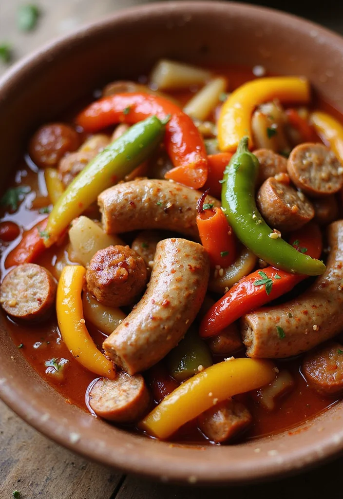 12 Keto Crockpot Recipes for Set and Forget Dinners - 4. Italian Sausage and Peppers
