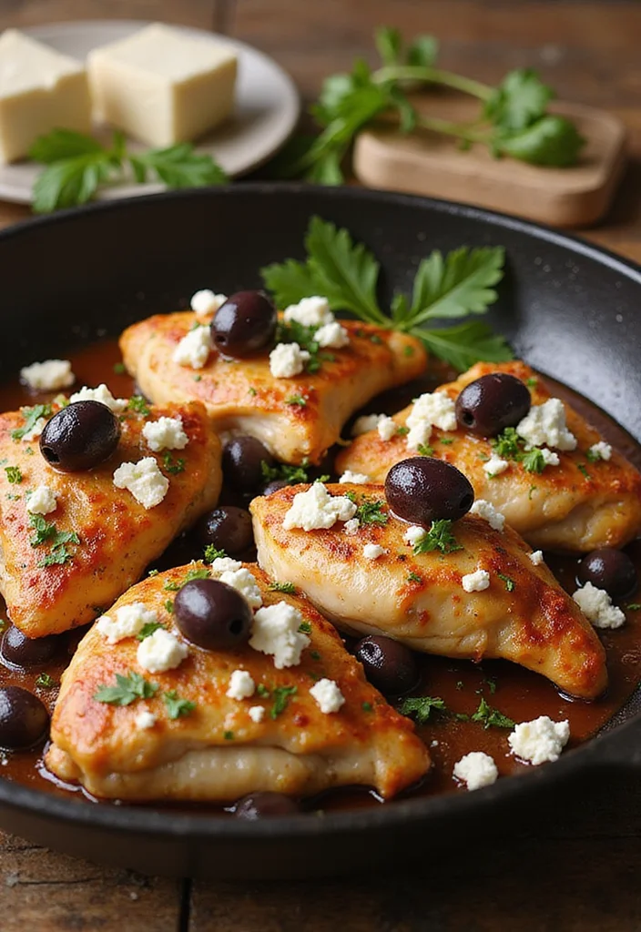 12 Keto Crockpot Recipes for Set and Forget Dinners - 7. Greek Chicken Thighs with Olives
