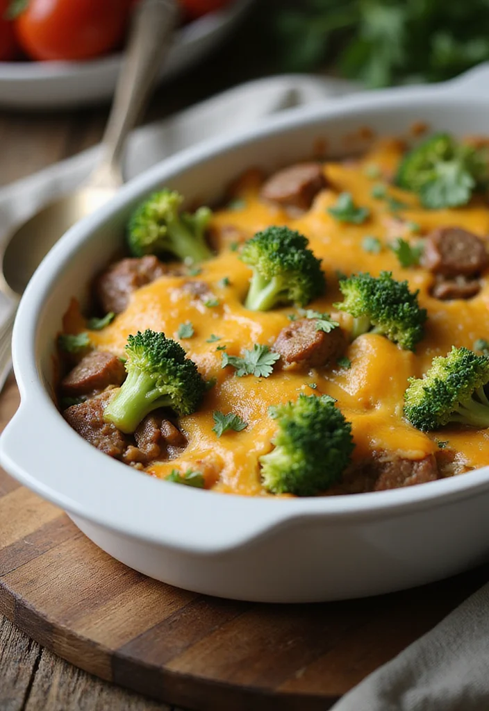 12 Keto Ground Beef Recipes for Low Carb Comfort - 4. Keto Beef and Broccoli Casserole