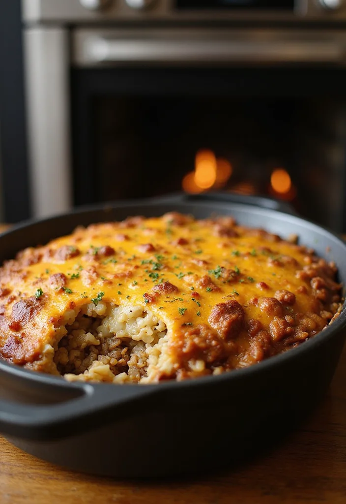12 Keto Ground Beef Recipes for Low Carb Comfort - 8. Beef and Cauliflower Rice Casserole