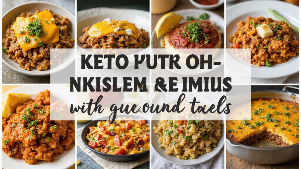 12 Keto Ground Beef Recipes for Low Carb Comfort