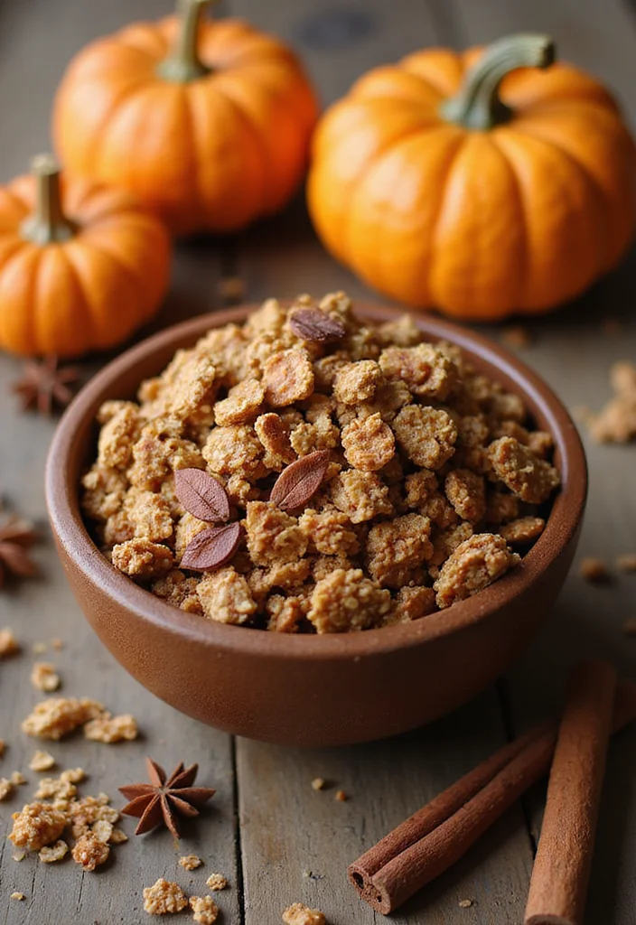 12 Keto Pumpkin Recipes with Cozy Fall Flavor - 11. Pumpkin Spice Granola