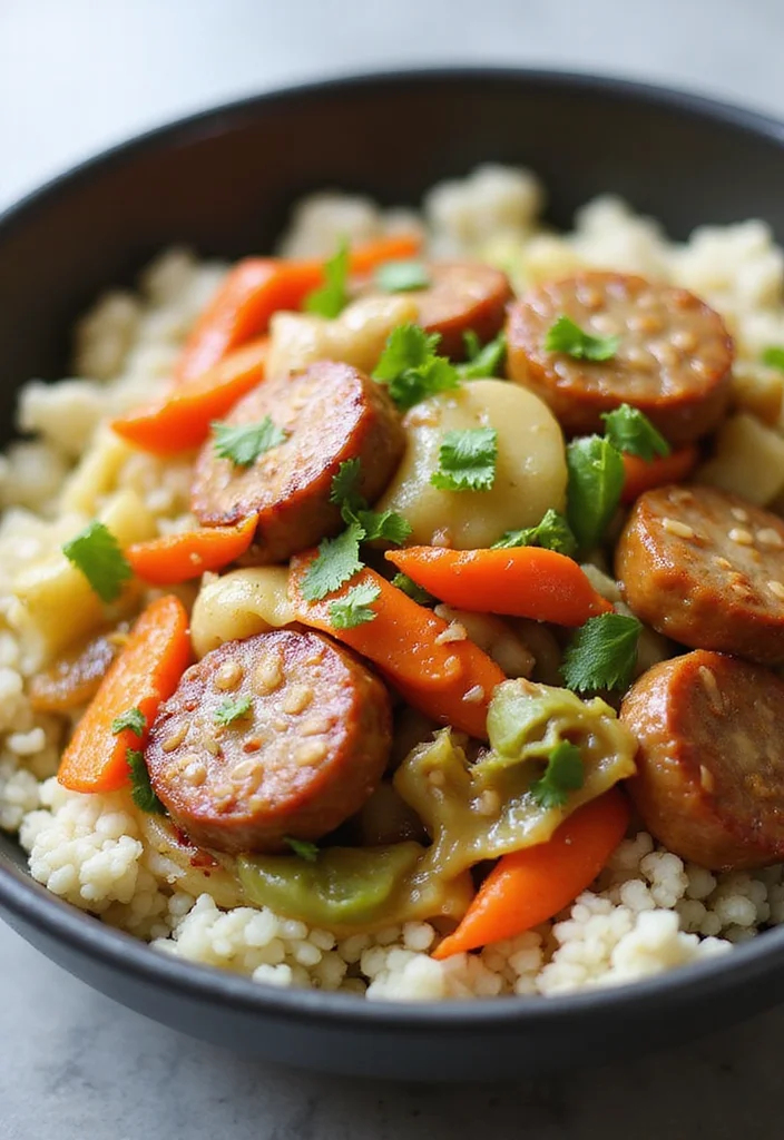 12 Keto Sausage Recipes for Fast Savory Meals - 8. Sausage and Cabbage Stir-Fry