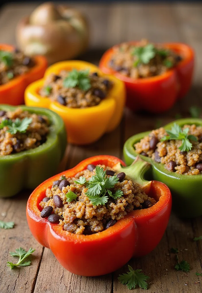 12 Low Calorie Dinner Recipes That Still Taste Great - 2. Quinoa and Black Bean Stuffed Peppers