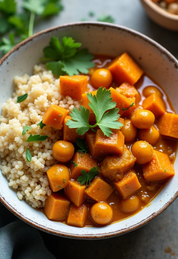 12 Low Calorie Dinner Recipes That Still Taste Great - 4. Sweet Potato and Chickpea Curry